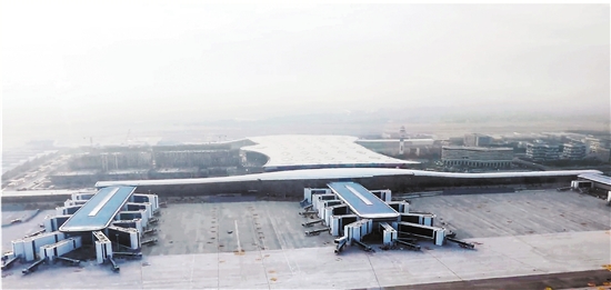 杭州机场t4航站楼竣工-杭州影像-杭州网