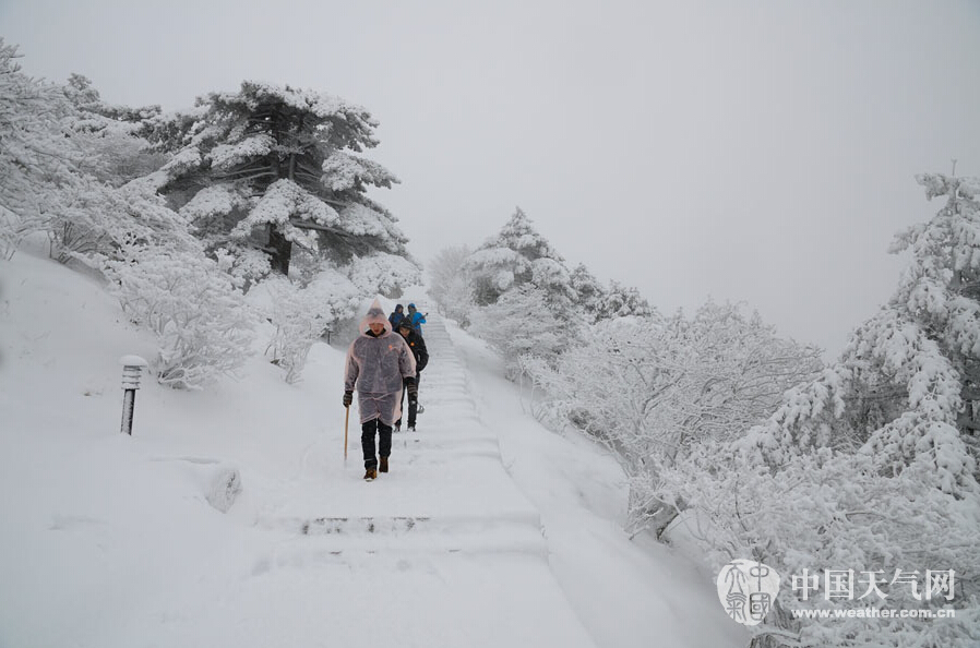 【大美中国】：黄山雪景