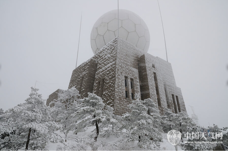 【大美中国】：黄山雪景