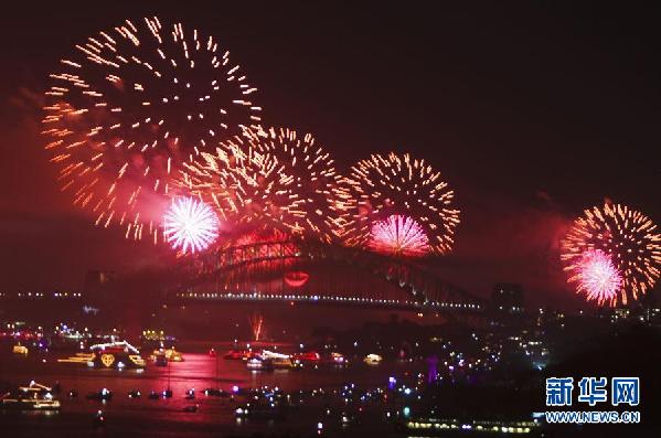 （国际）悉尼火树银花迎新年