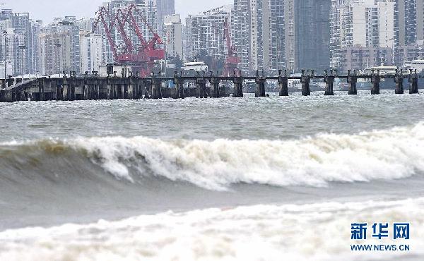 （新华直击）（2）台风“山神”临近 海南多市县橙色预警