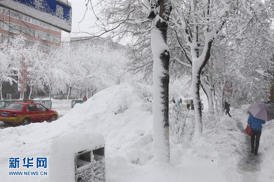 #（社会）（1）黑龙江鹤岗遭遇50年一遇雪灾