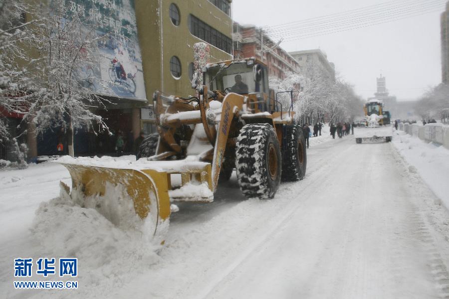 #（社会）（8）黑龙江鹤岗遭遇50年一遇雪灾