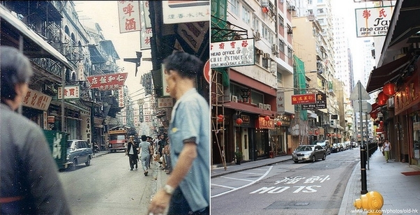 上环 – 荷李活道 1960′s vs 2011