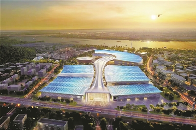 杭州大会展中心一期预计明年4月竣工