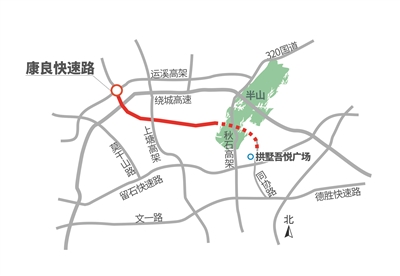 杭州城北最新动向 康良快速路有望延伸穿过半山，接上同协路