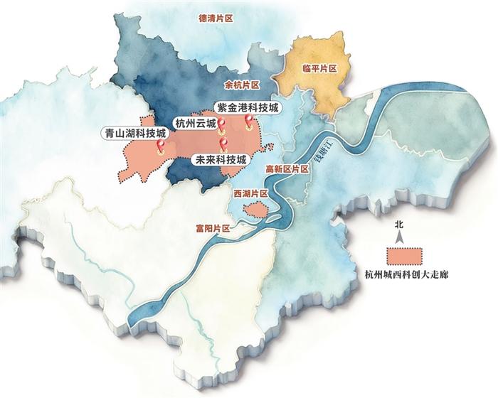 东西联动,打造城西科创大走廊“金北翼” 制图 高薇