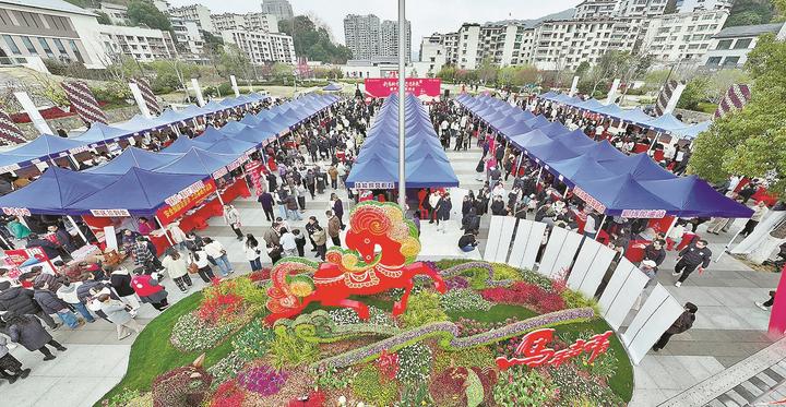 建德新春招聘会。记者 李忠 摄