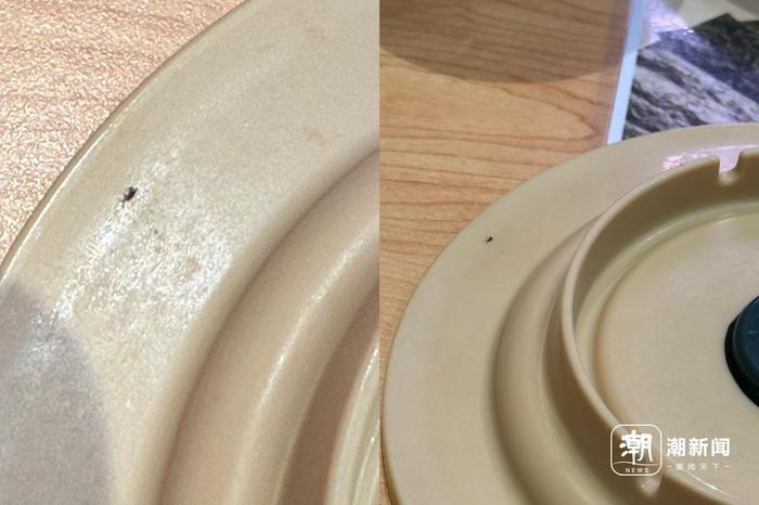 底部疑似飞虫的不明物体。记者 滕一韬 摄