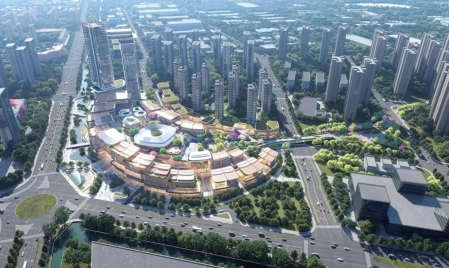 区口广场商业综合体效果图